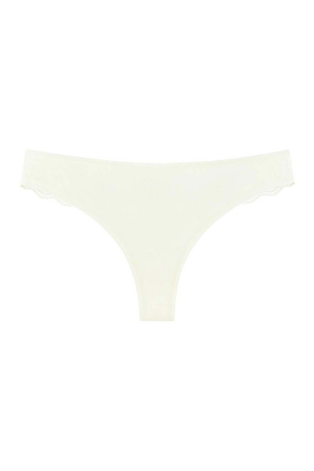 Трусики бразилиана с кружевом 2001-20 champagne