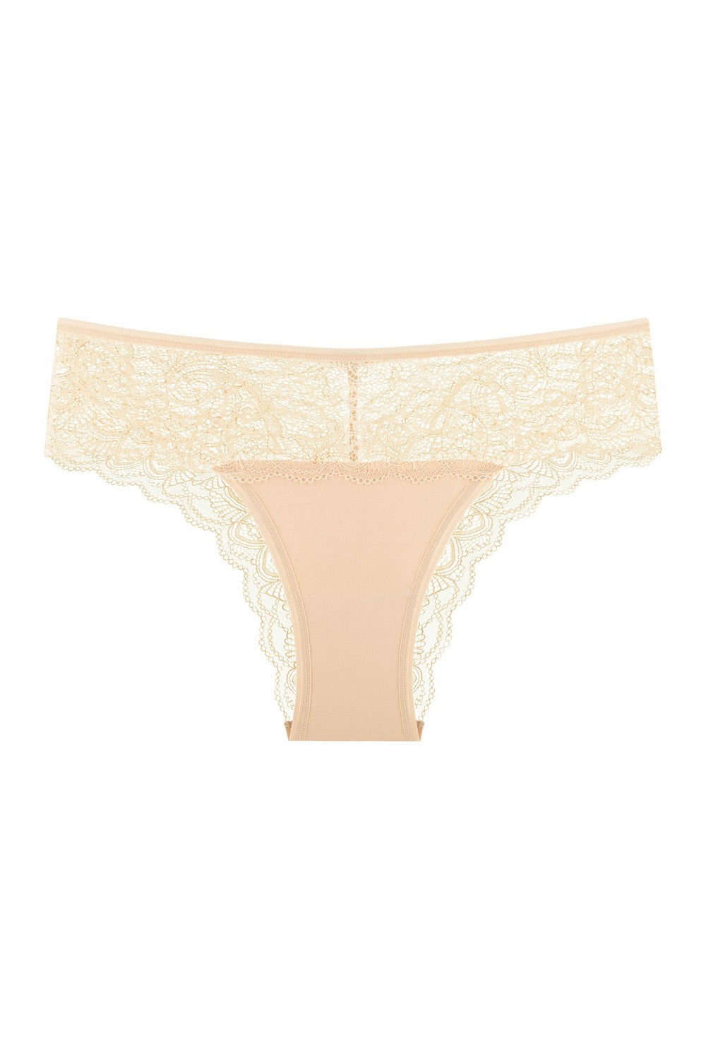 Трусики бразиалина из хлопка 2001-24 beige