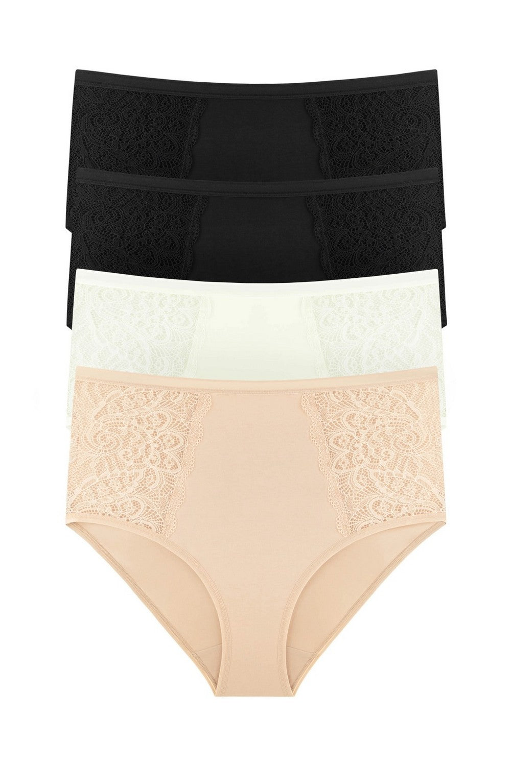 Высокие трусики слип 2001-36 (4 шт.) 01/01/03/04