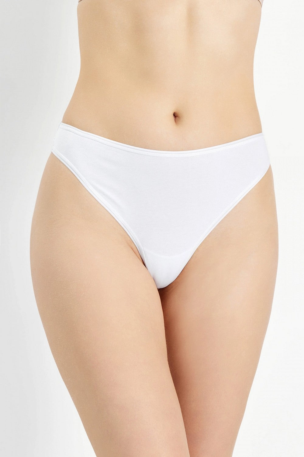 Трусики стринг с кружевом 2004-20 white