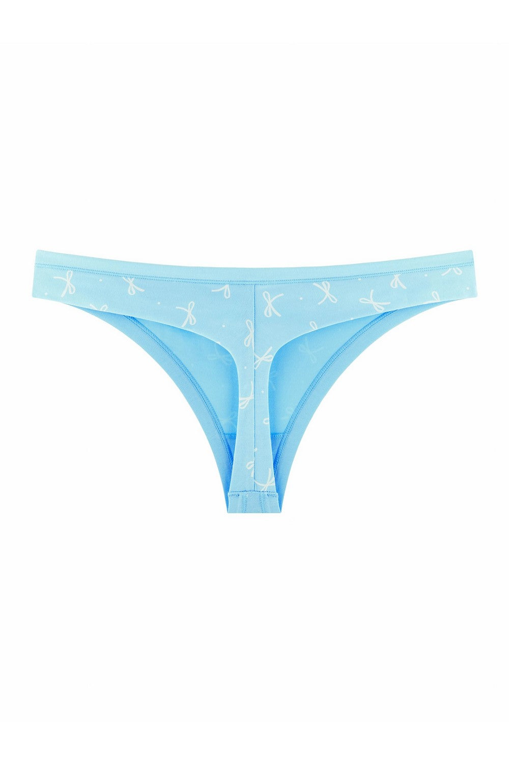 Трусики стрінги з принтом 2202-12/320 blue