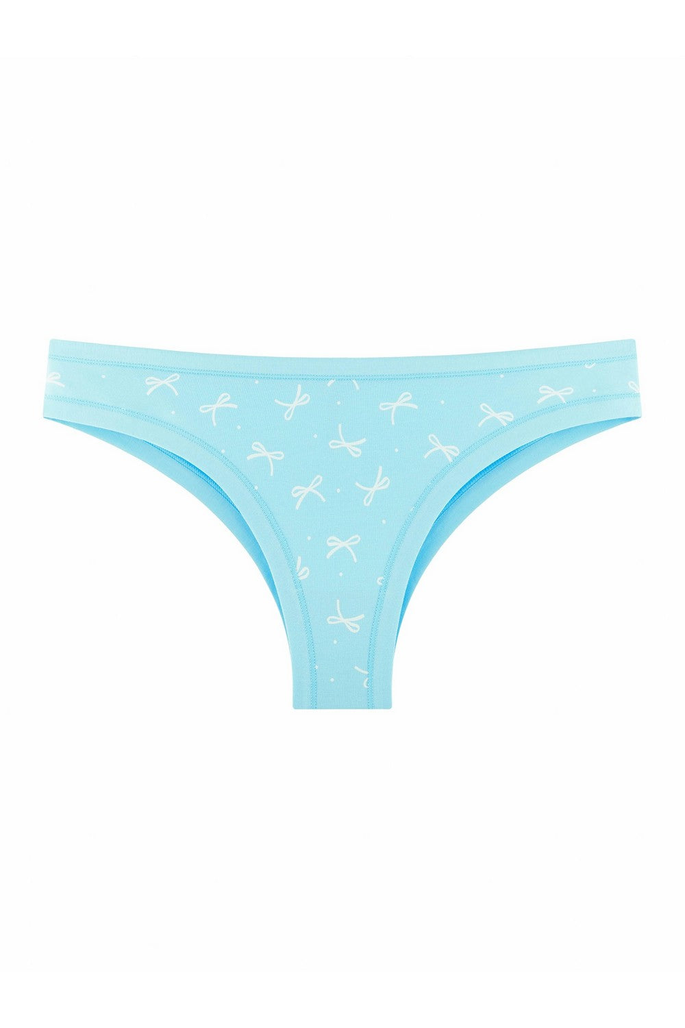 Трусики бразилиана с принтом 2202-20/320 blue