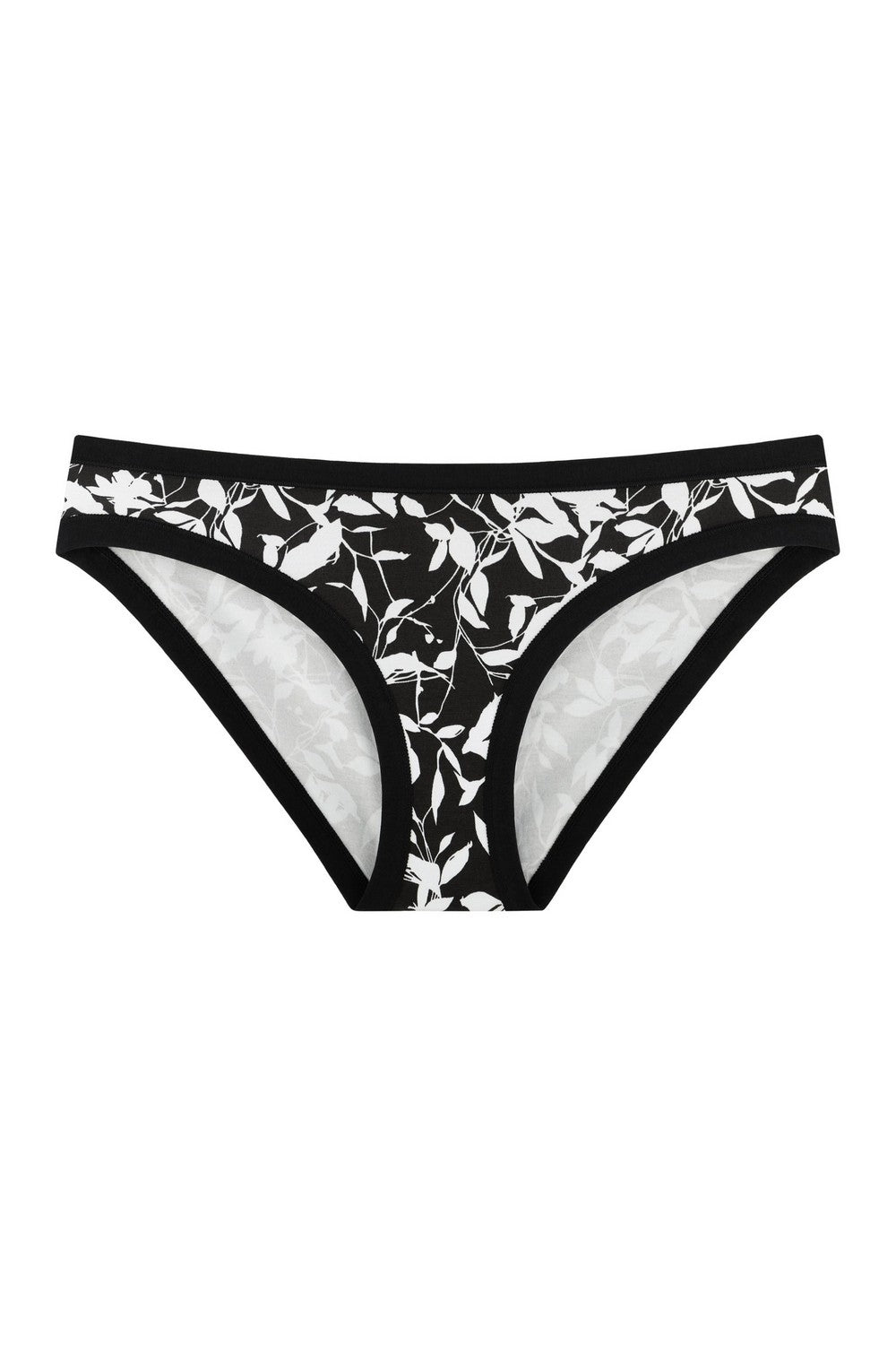 Трусики слип с принтом 2202-30/996 black/white