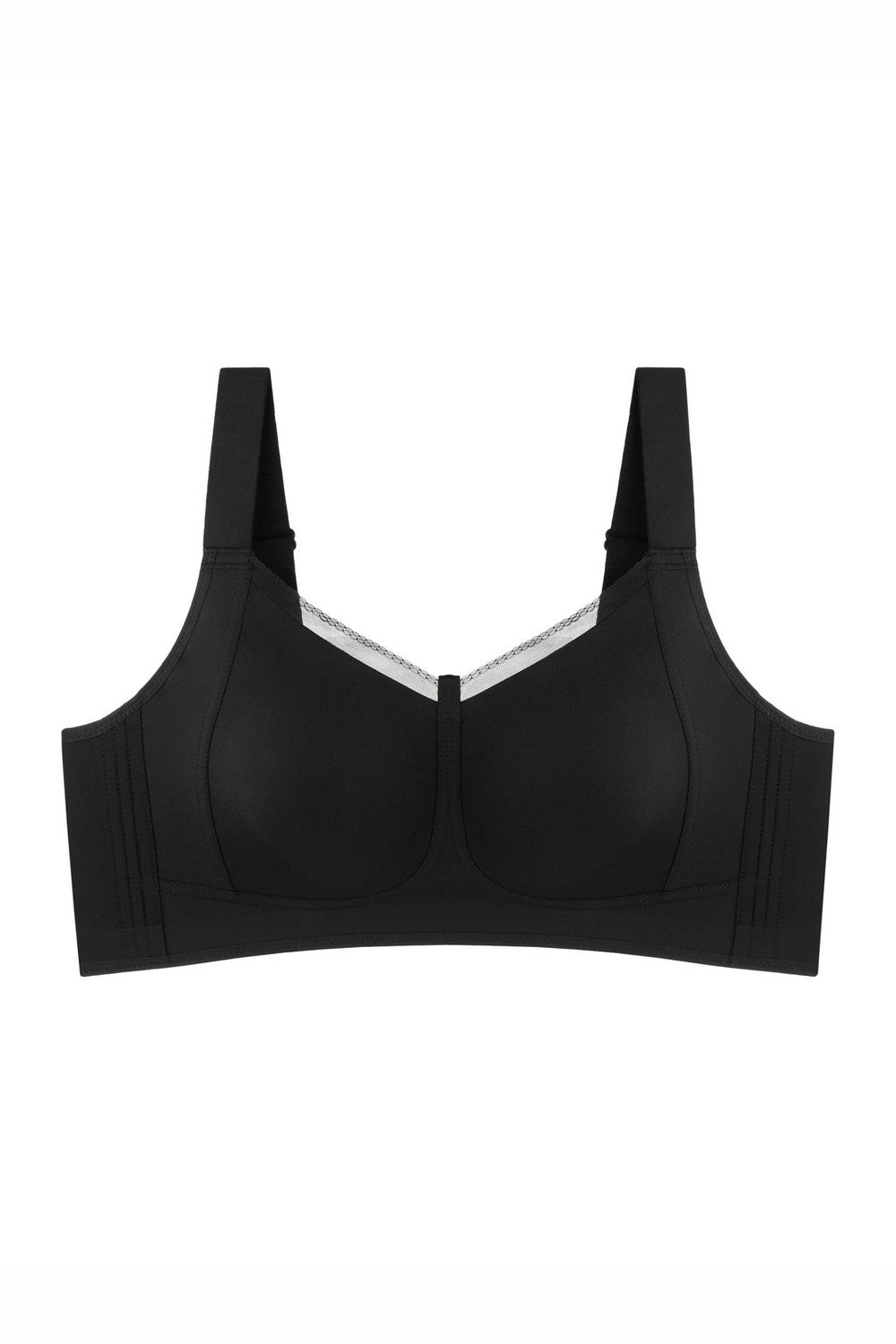 Бесшовный бюстгальтер из микрофибры 7083-075 black