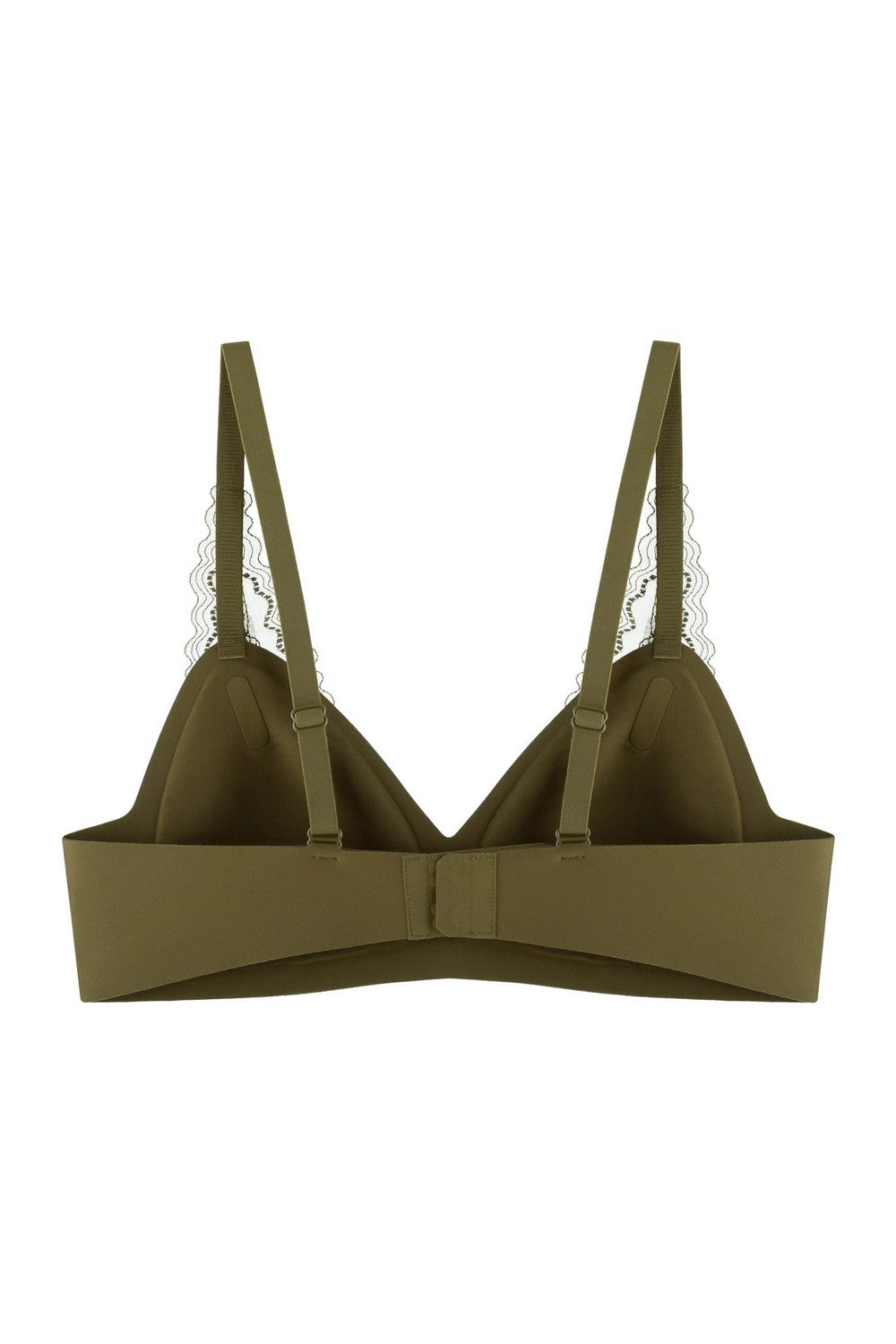 Безшовний бралет з мереживом 7091-074 coffee