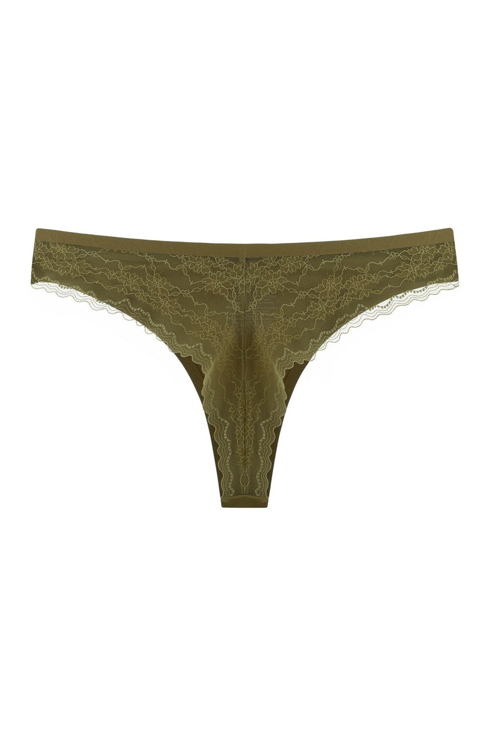 Трусики бразиліана з мережива 7091-23 coffee