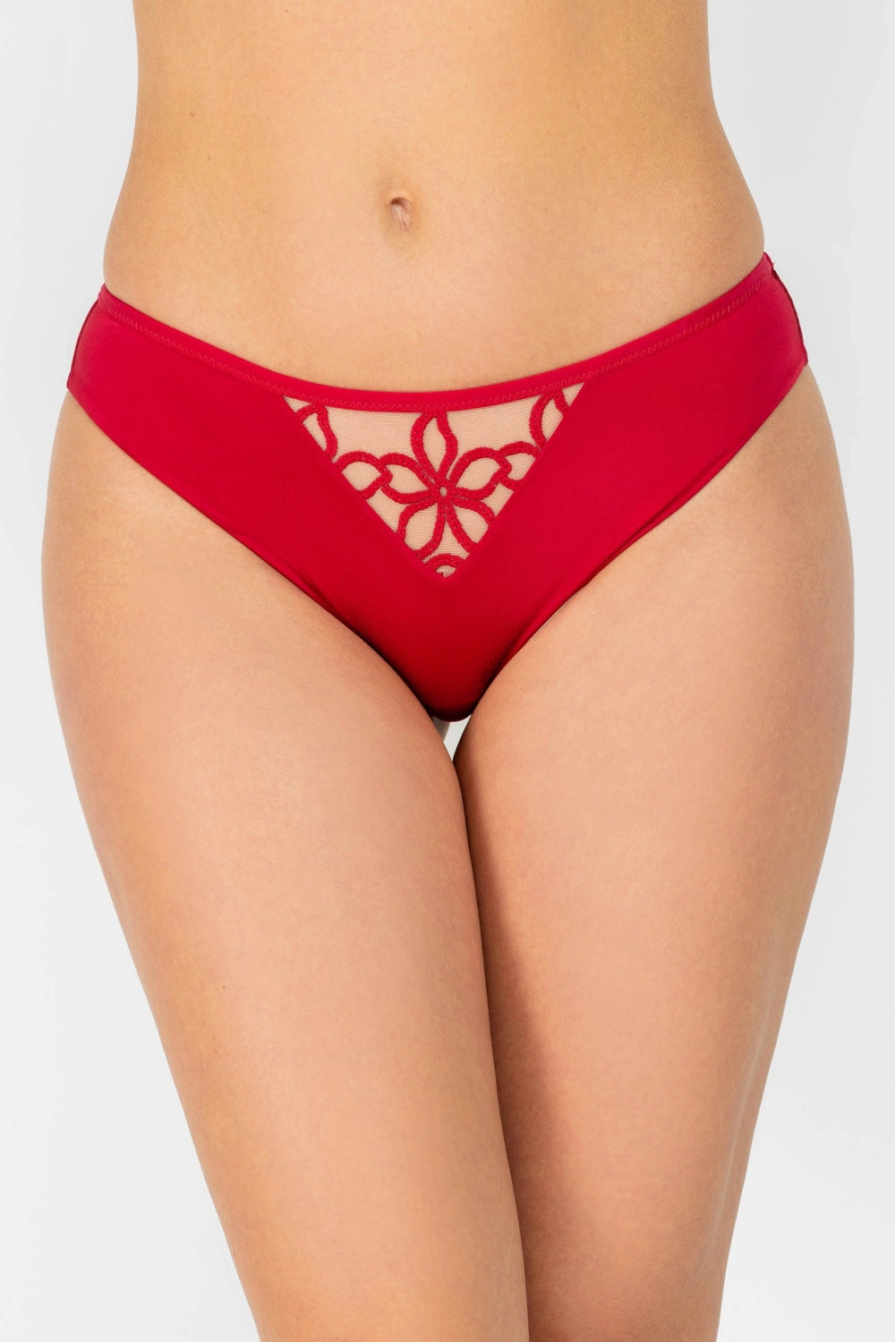 Трусики бразилиана из микрофибры 8181-22 raspberry