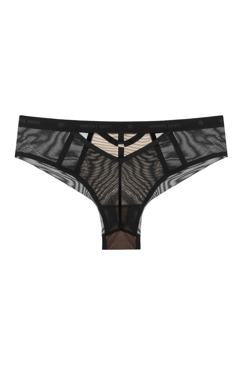 Трусики бразилиана с низкой талией 8185-22 black