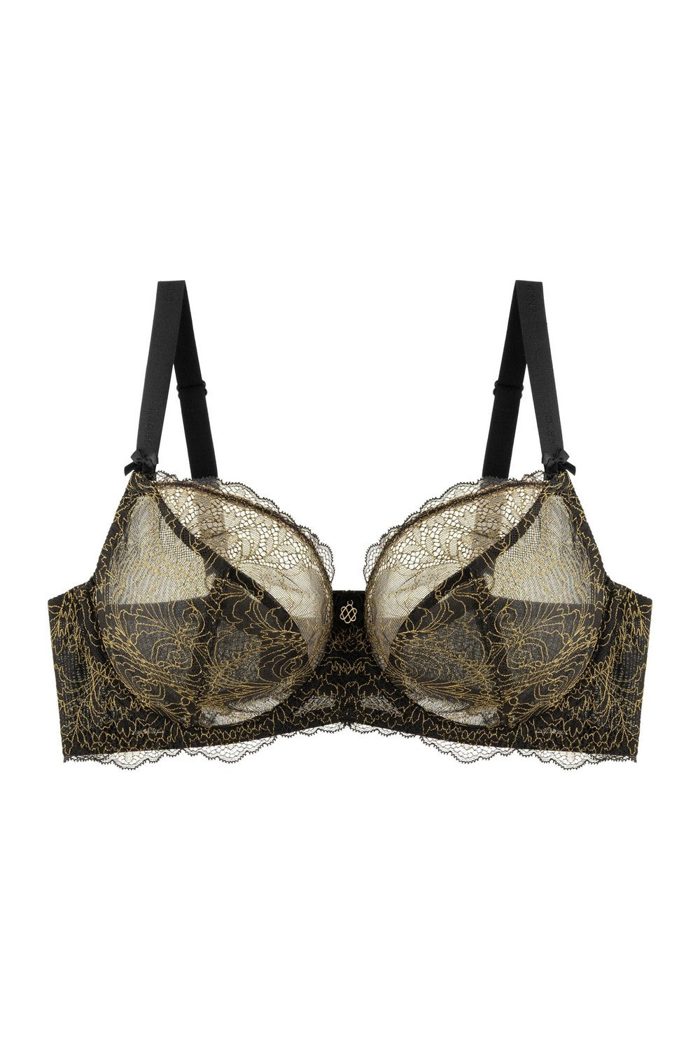 Мягкий бюстгальтер из кружева 8187-055 black
