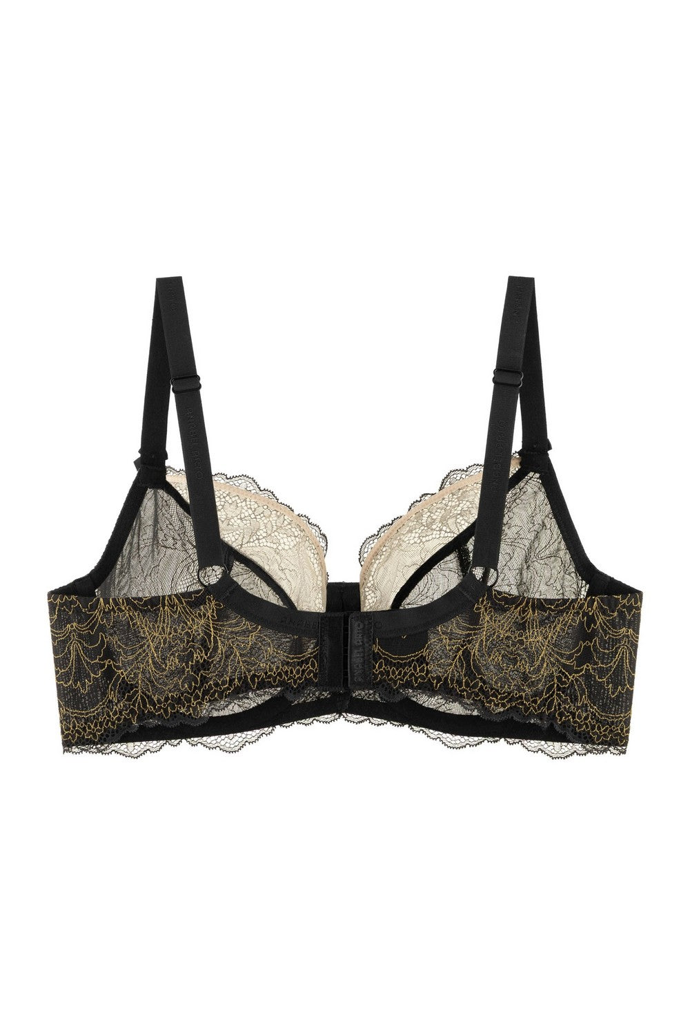 М'який бюстгальтер з мережива 8187-055 black