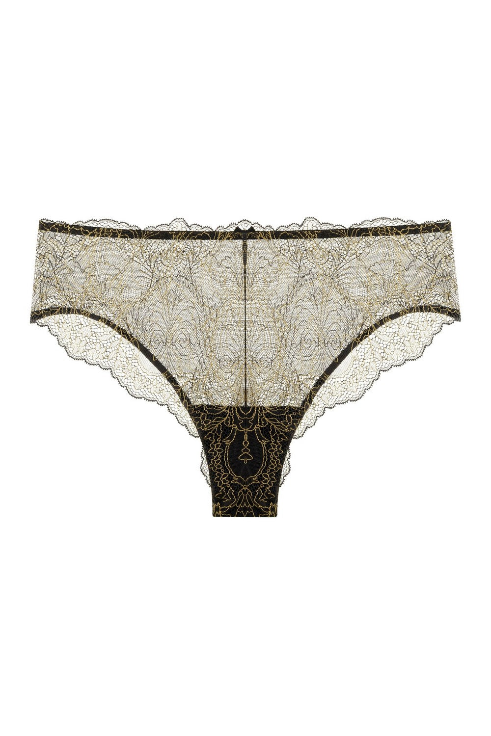 Трусики сліпи з мережива 8187-24 black