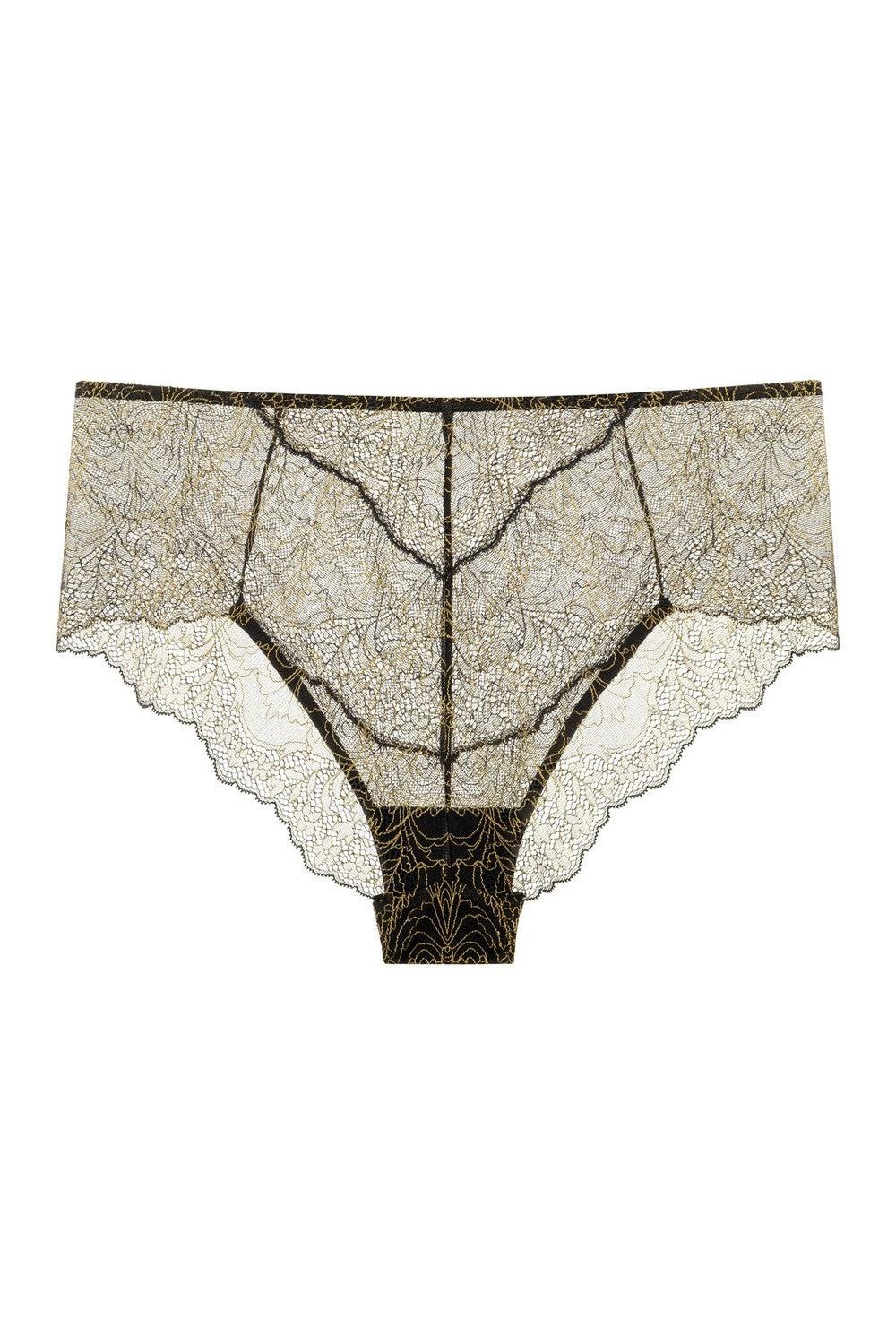 Высокие трусики слип 8187-34 black