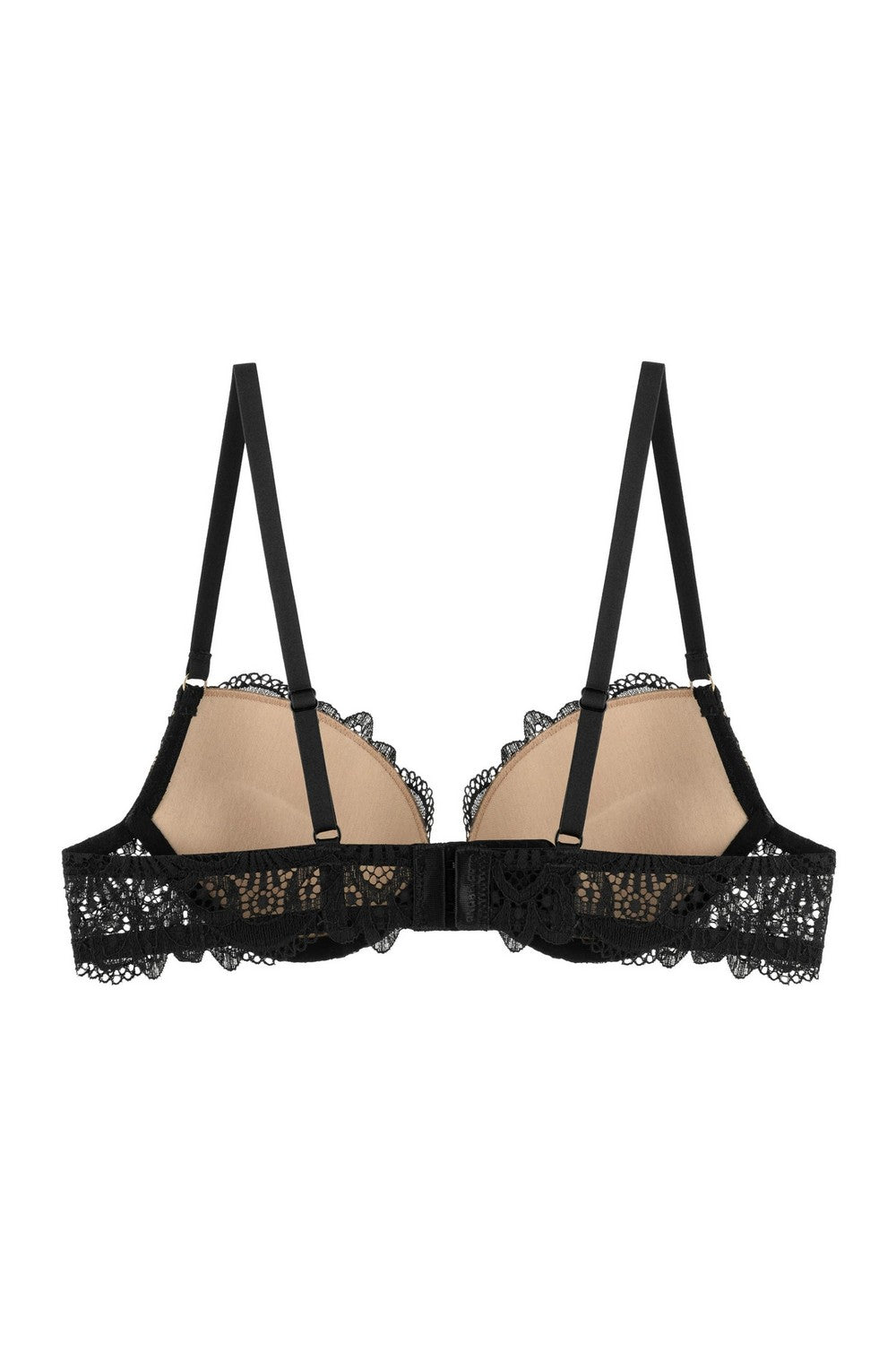 Кружевной бюстгальтер пуш-ап 8189-001 black