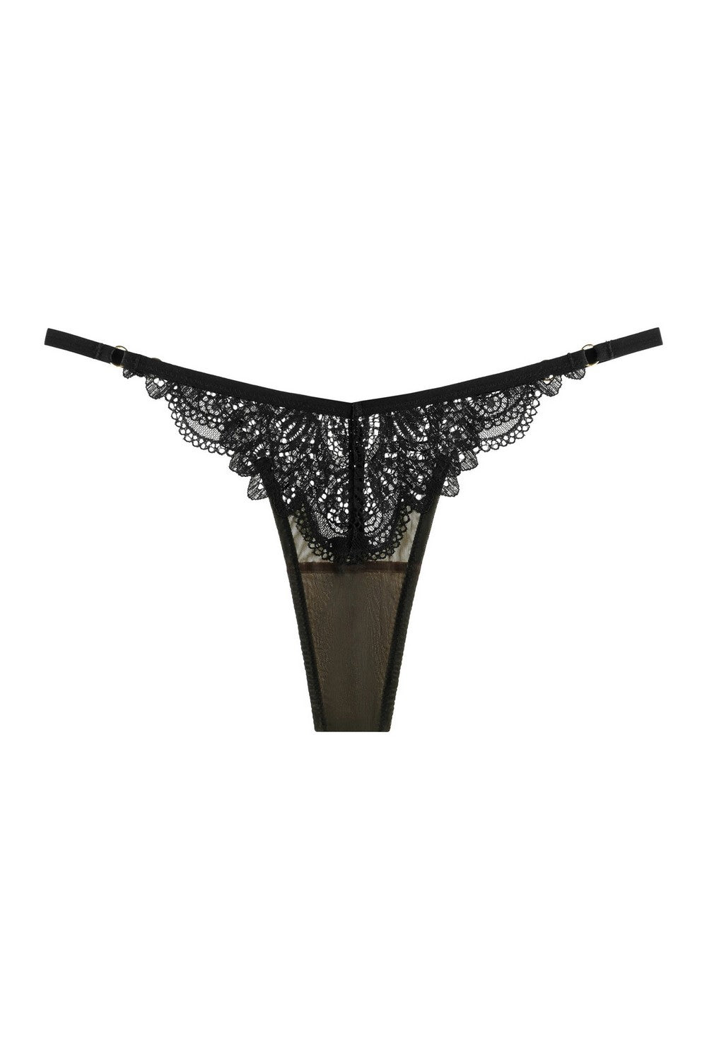 Стрінги з тонкими боковинками 8189-14 black