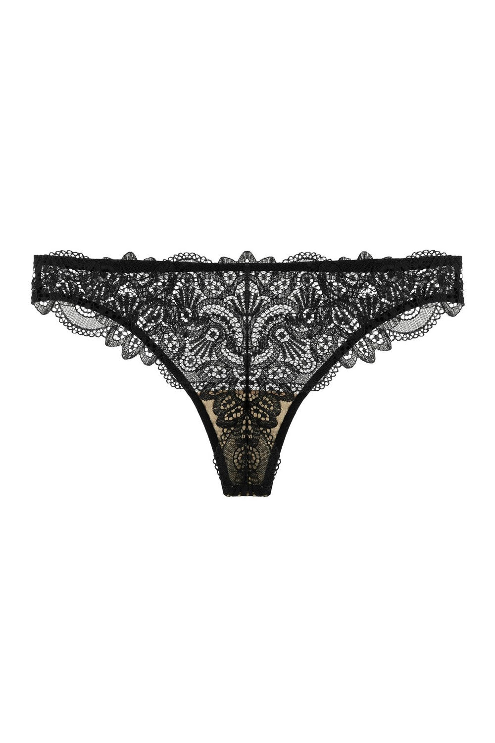 Трусики бразиліана з мережива 8189-20 black