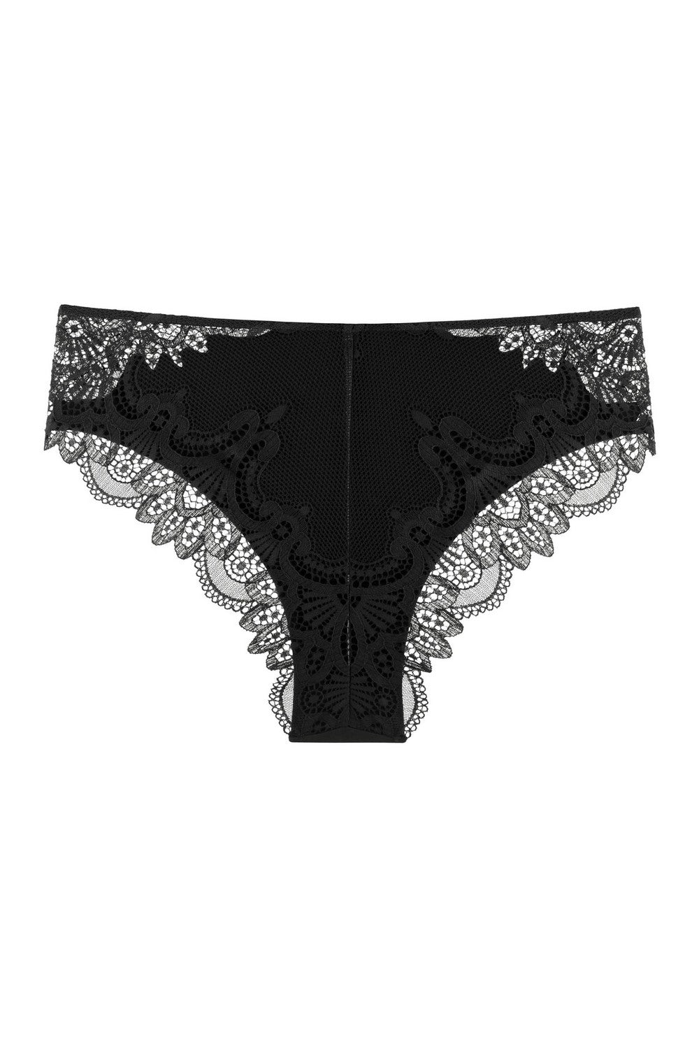 Мереживні трусики бразиліана 8189-24 black