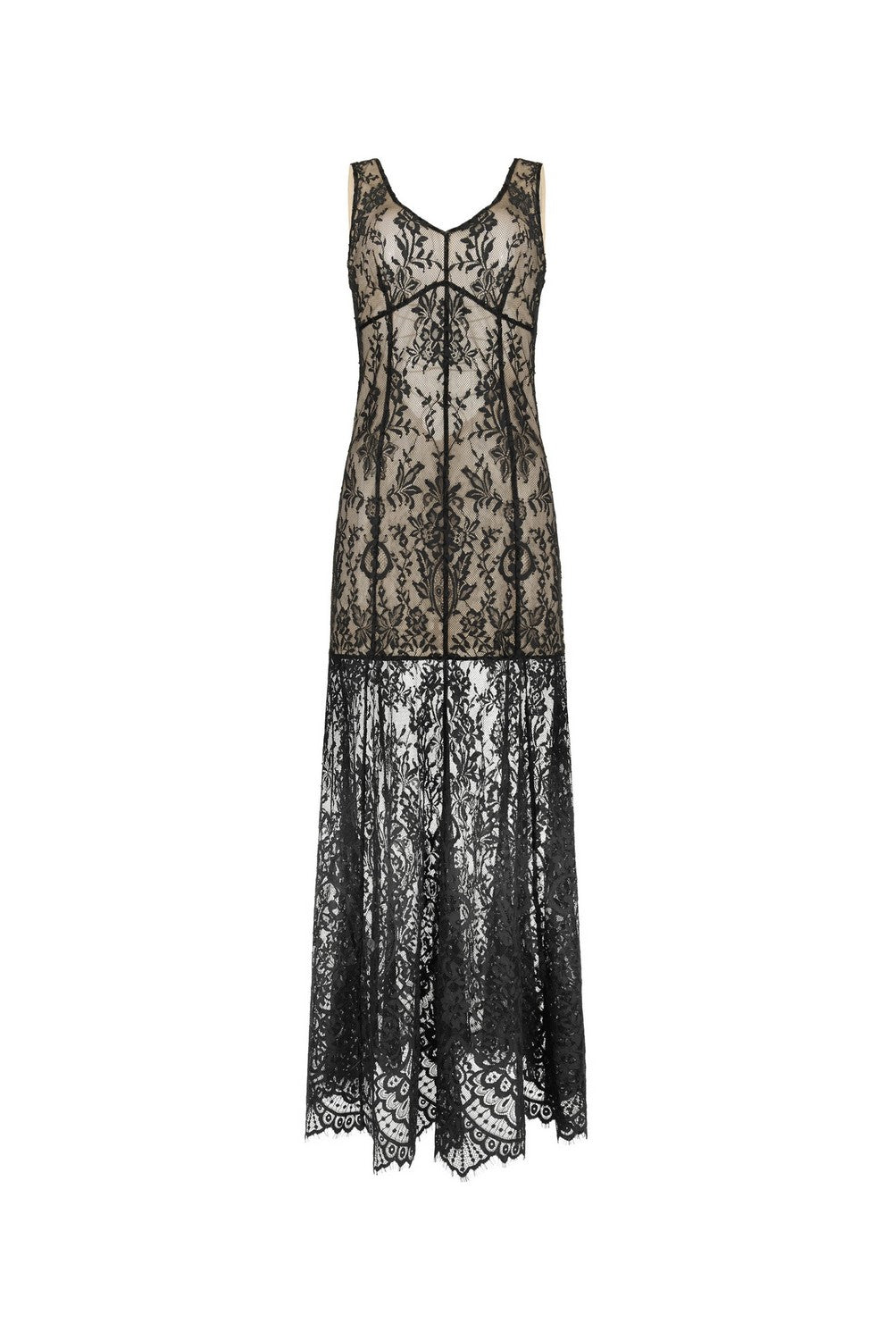 Сорочка со шнуровкой 8189-6098 black