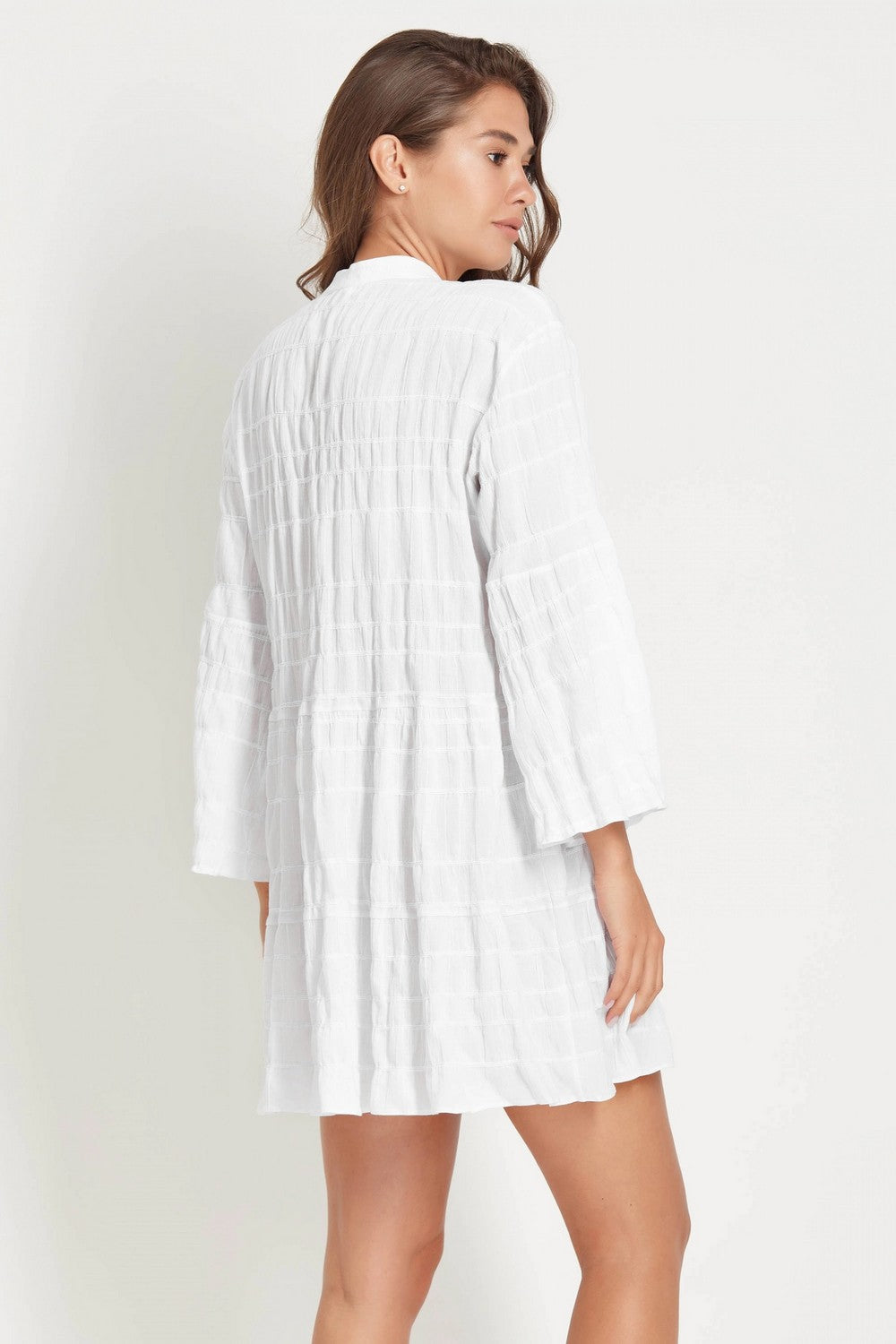 Пляжная туника из хлопка 921-752 white