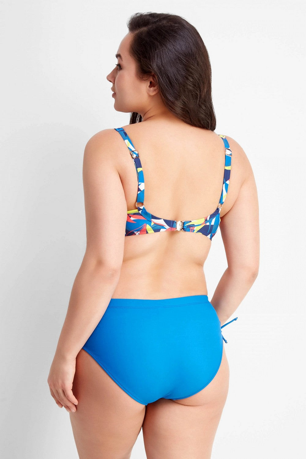 Раздельный купальник для пышных форм 936-041/936-239 blue