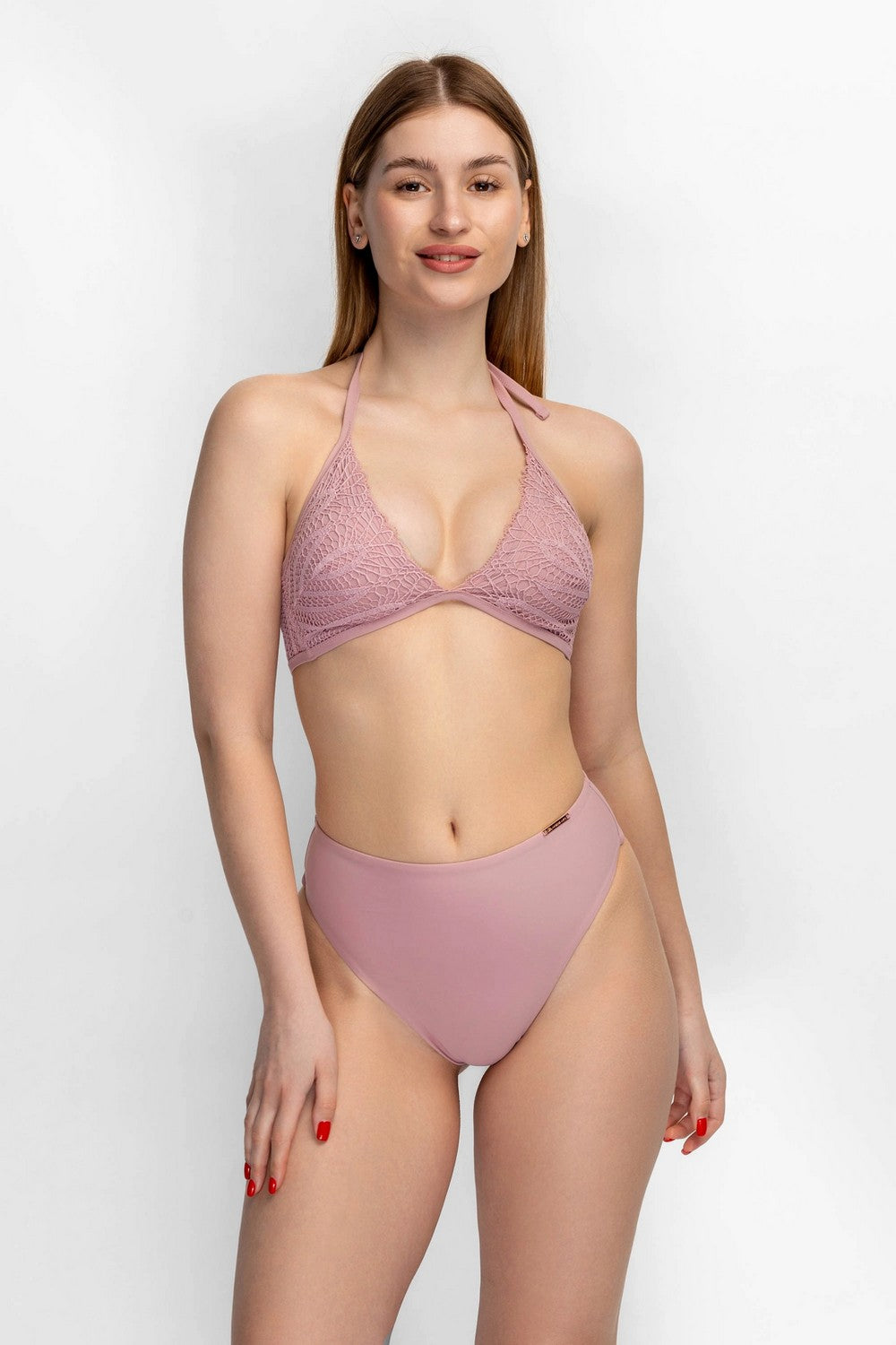 Раздельный купальник халтер 943-044/943-225 marshmallow