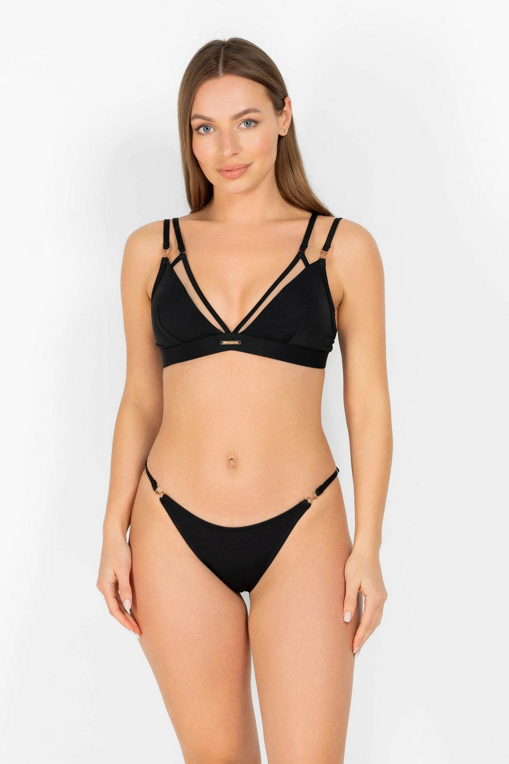 Купальник с двойными бретелями 945-050/945-221 black