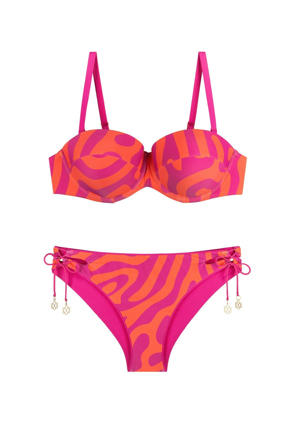 Купальник с двусторонними плавками 950-007/950-238-1 fuchsia