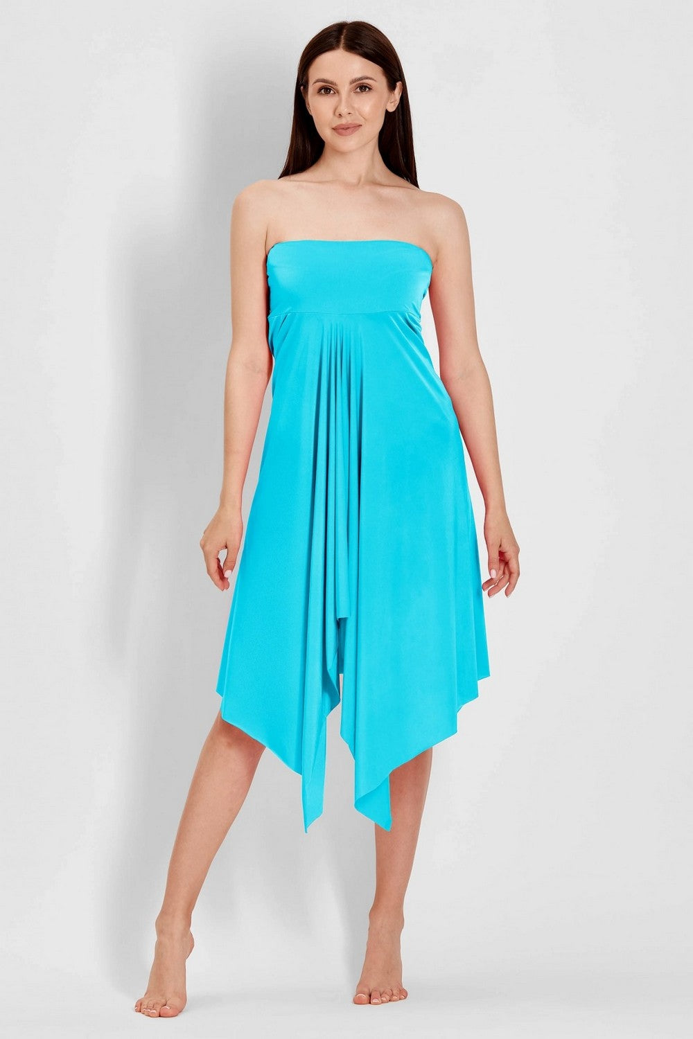 Пляжная туника из микрофибры 980-740 turquoise