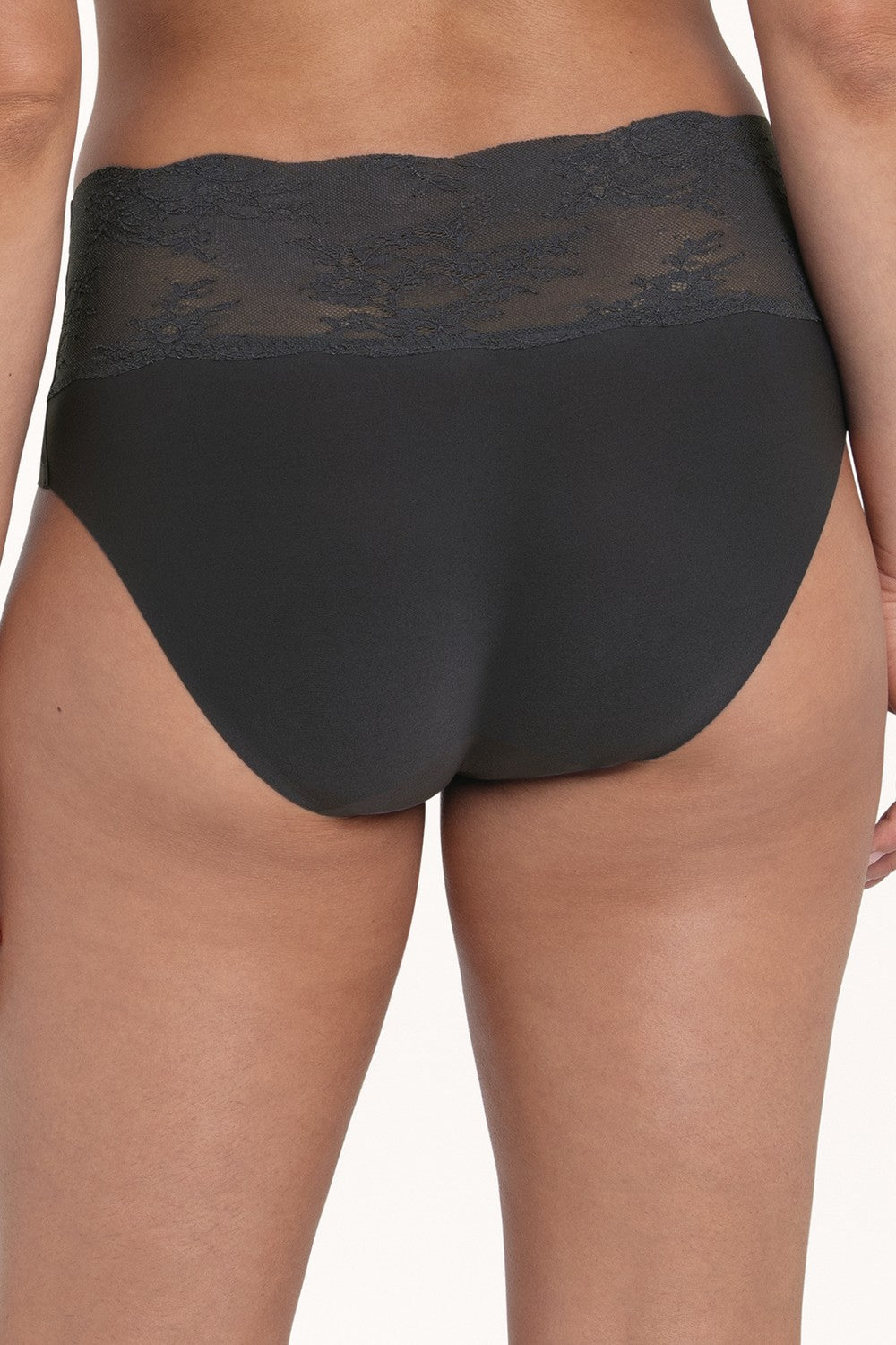 Трусики слип с кружевом 1304 Essential Lace antracite