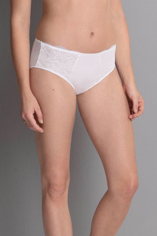 Трусики слип с кружевом 1382 white