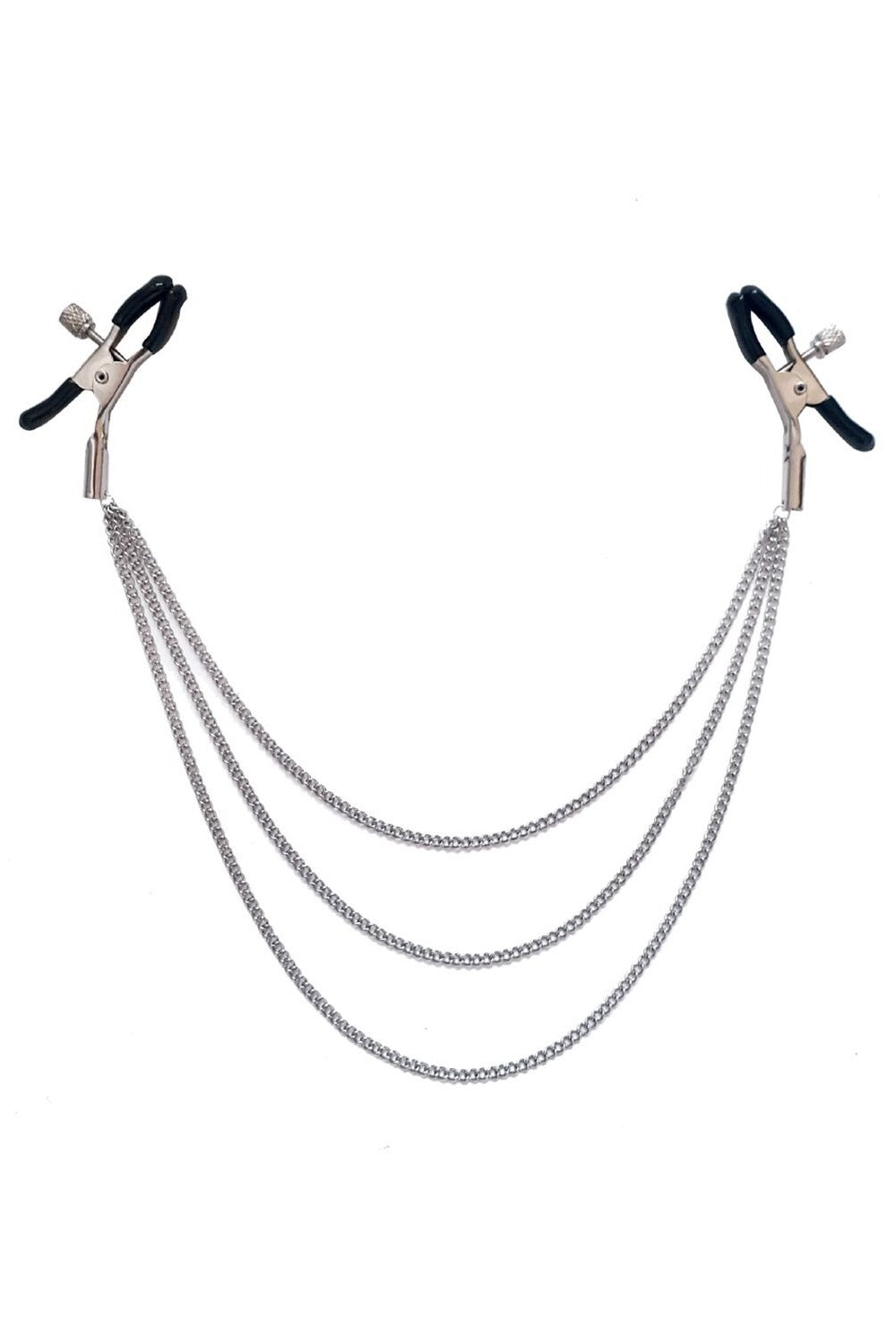 Затискачі для грудей з ланцюжками Nipple Jewerlry Three Chains