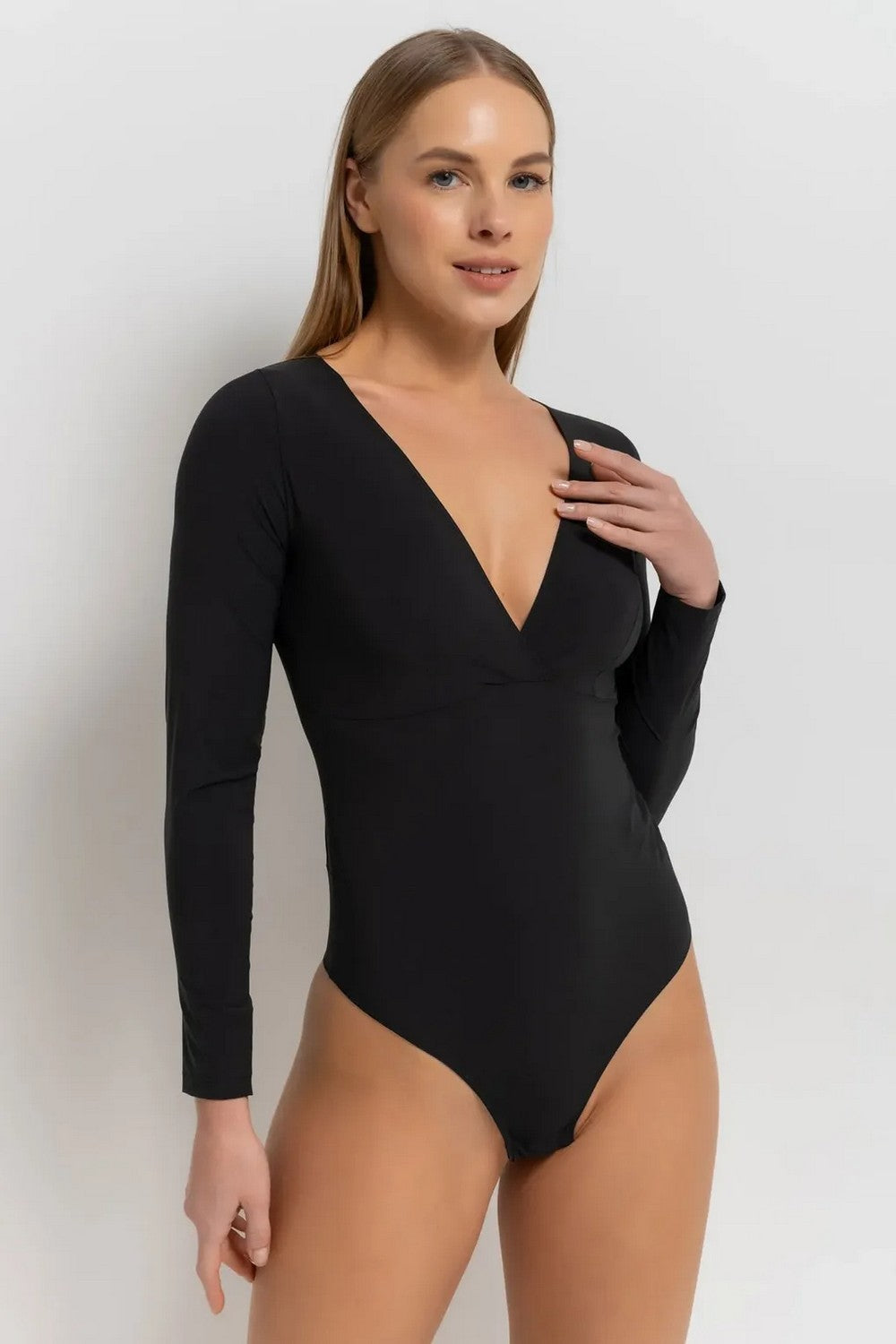 Боді з відкритою спиною 1M84-2 Les Bodys by Aubade black Aubade