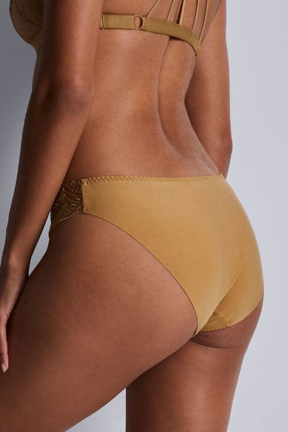 Трусики сліпи з вишивкою 2B22 Vibes sublime bronze