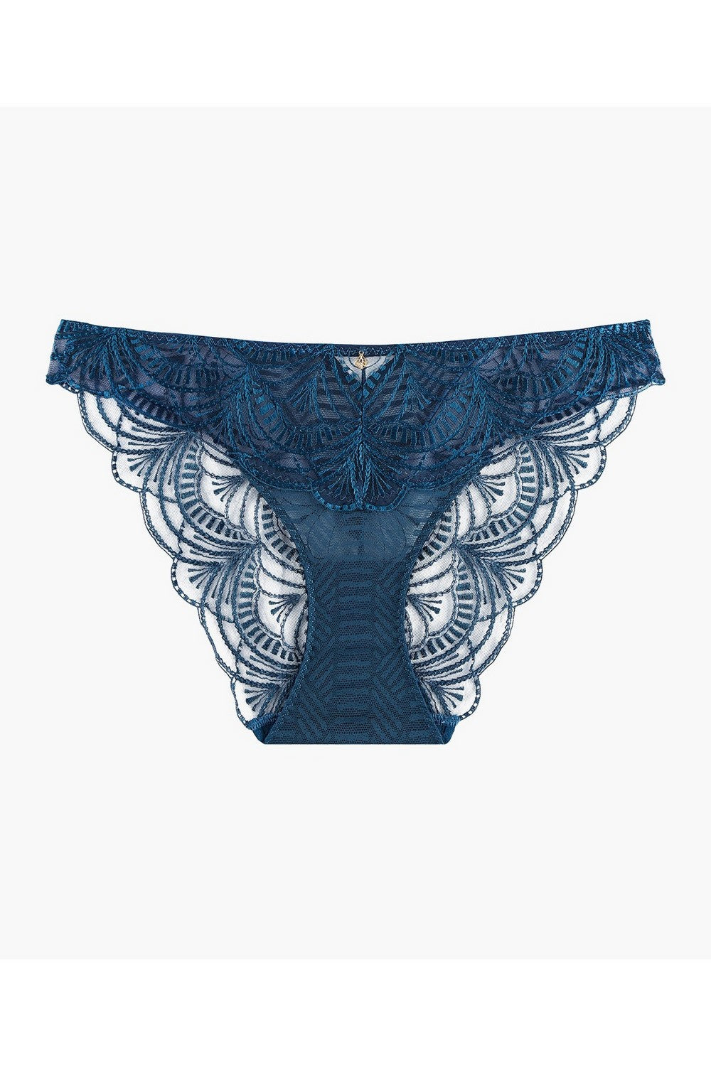 Трусики слип из микросетки 2B27 Vibes dark cyan