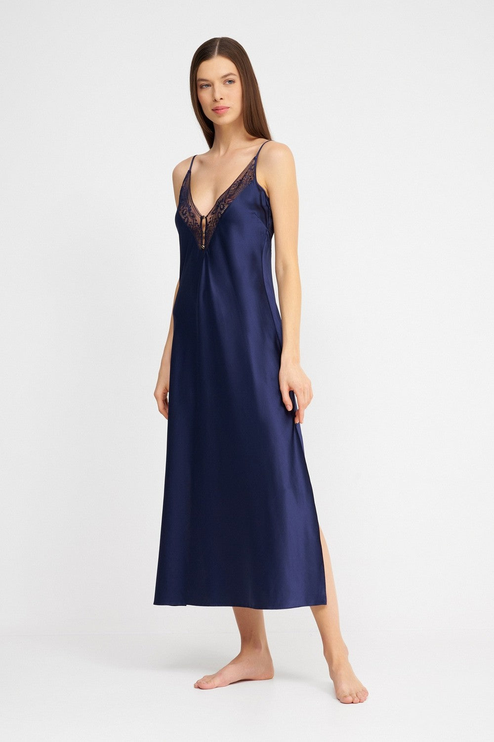Длинная ночная сорочка 2S45 Midnight Whisper evening blue