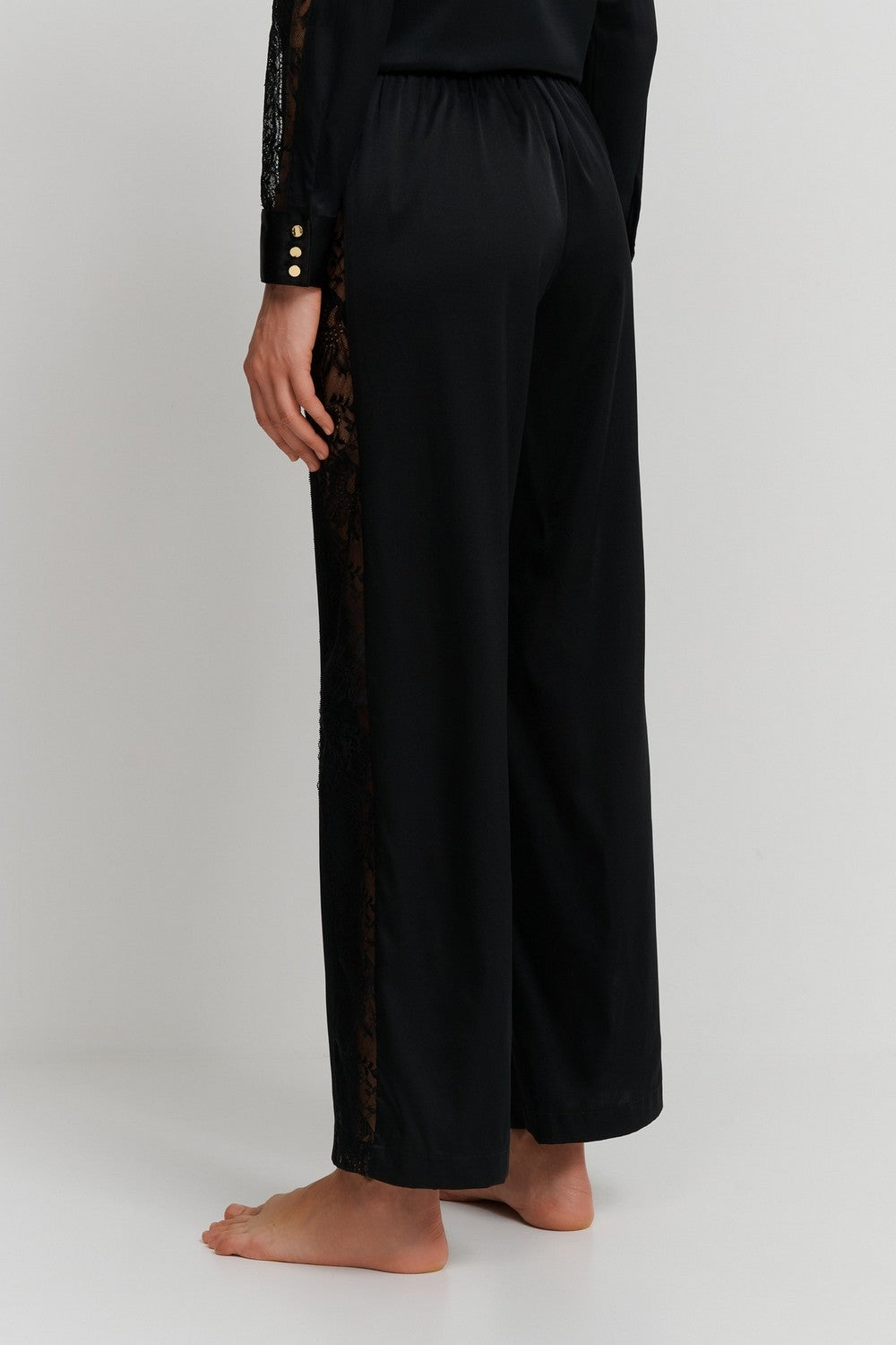 Шовкові піжамні штани 2S60 Midnight Whisper black