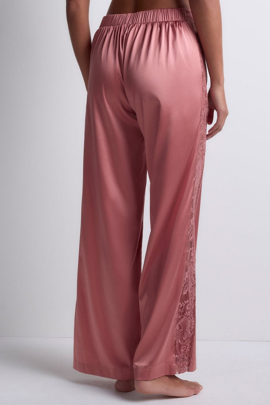 Шелковые пижамные брюки 2S60 Midnight Whisper warm pink