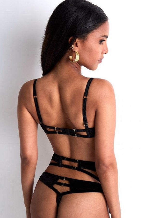 Мягкий бюстгальтер балконет 3IF12 The night before black bird