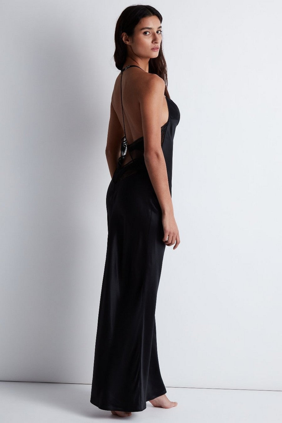 Довга нічна сорочка 3U45 Midnight Storm smoky attraction