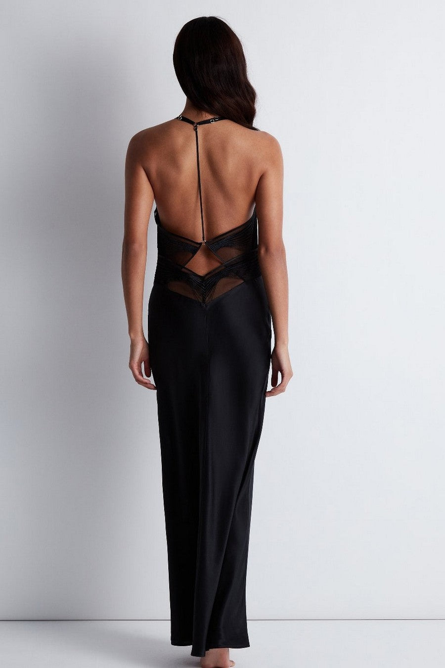 Длинная ночная сорочка 3U45 Midnight Storm smoky attraction