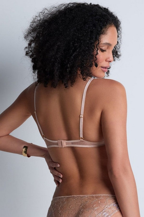 Бюстгальтер пуш-ап с вышивкой 4CN81 Sound of Heart lavender aura