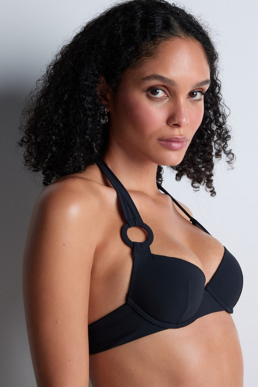 Купальный бюстгальтер пуш-ап 4R08 Summer Essence black