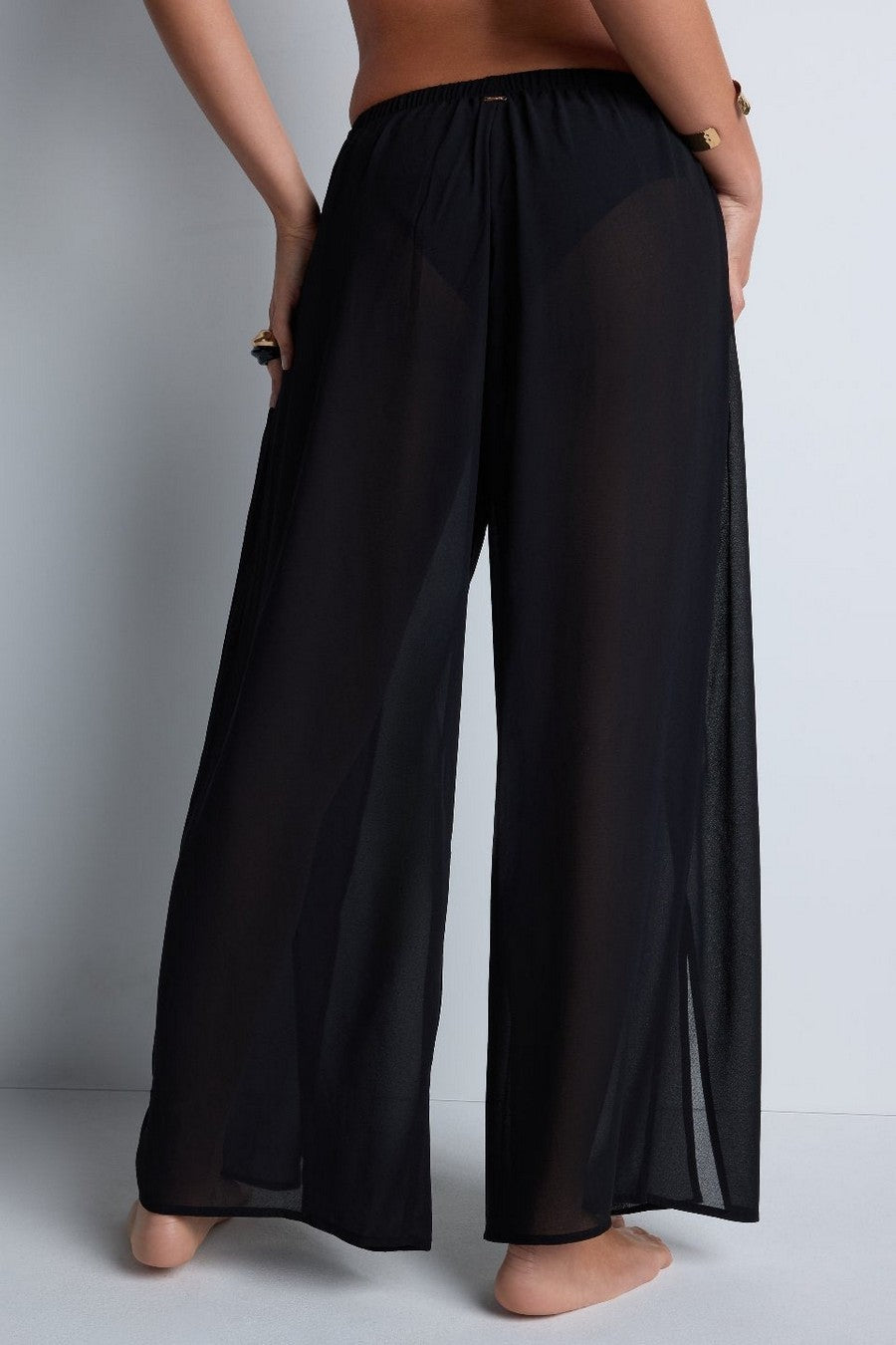 Пляжні штани з розрізами 4Z60 Beach Walk black