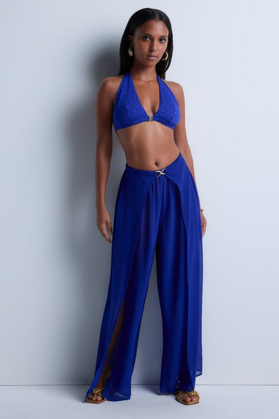 Пляжные брюки с разрезами 4Z60 Beach Walk ultramarine