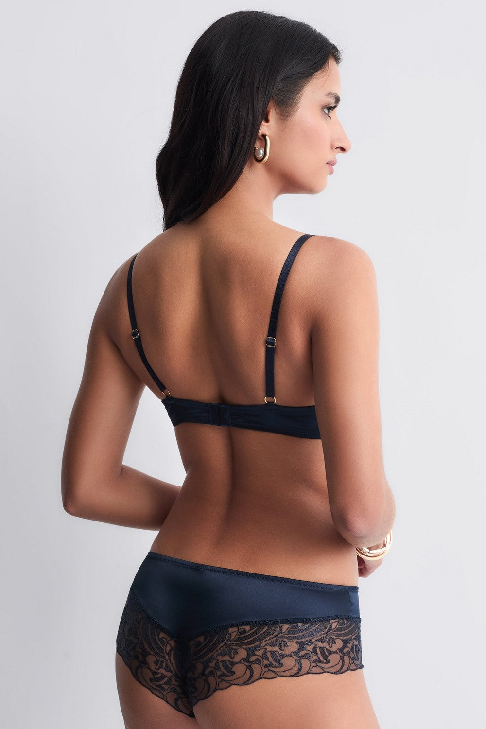 Шортики з мереживом 5C70 Satin Memories deep sea