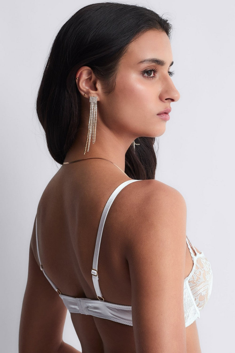 Мягкий бюстгальтер на косточках 5CF14 Satin Memories arctic bleu