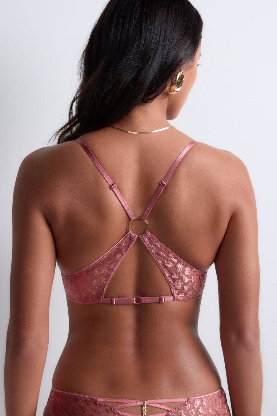 Мягкий бралет из микросетки 5D10 Crazy in Love warm pink