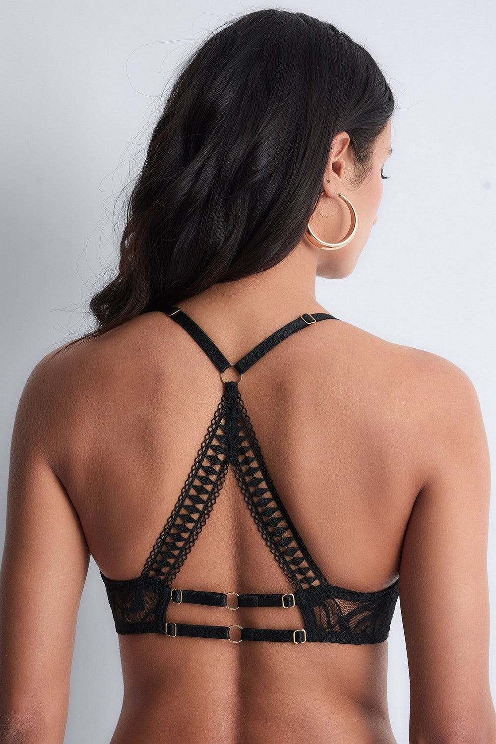 Бюстгальтер с застежкой спереди 5IN12 After Hours black