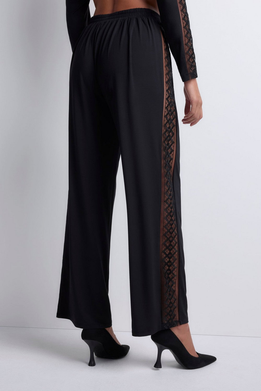 Прямые домашние брюки 5L60 Sweet Obsession black