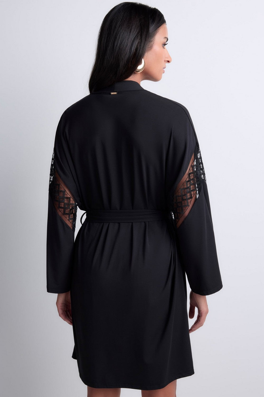 Халат из модала 5L65 Sweet Obsession black