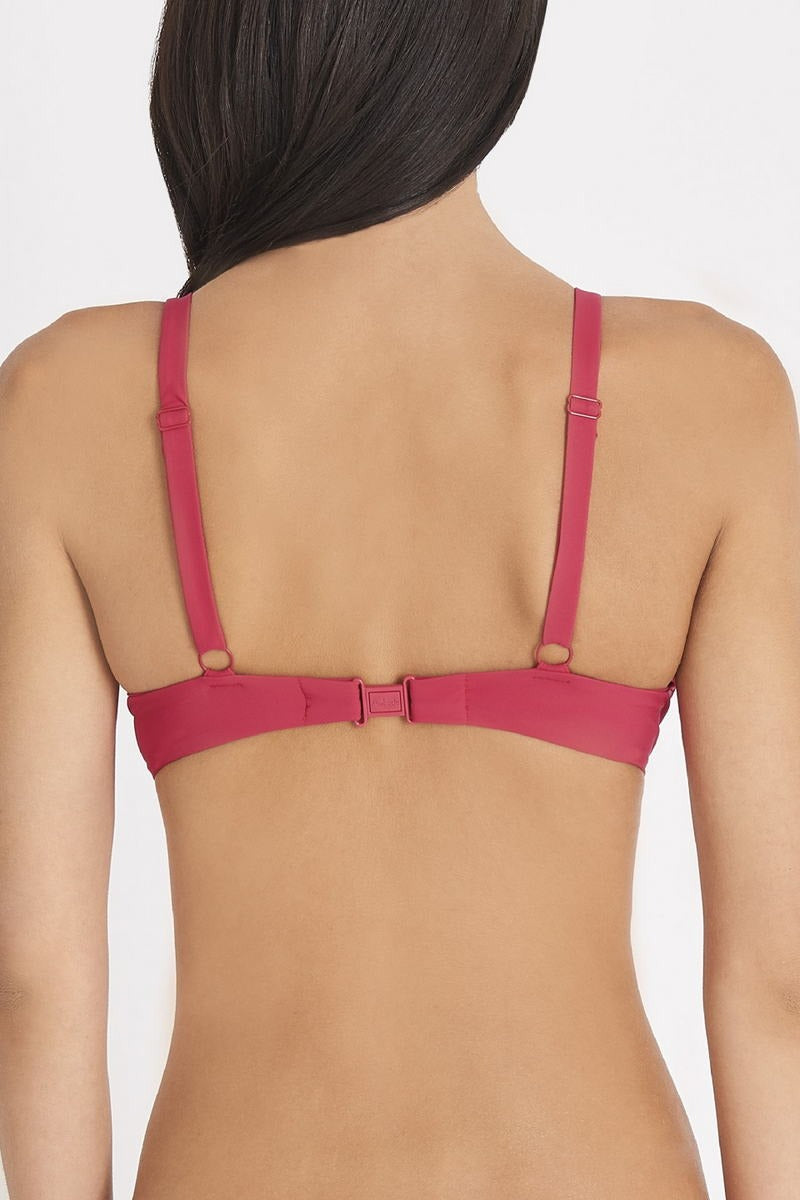 Купальний бюстгальтер пуш-ап HQ08 Eclat D'Oasis rouge